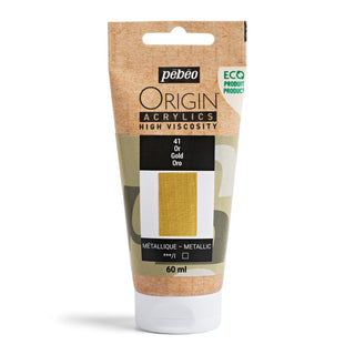 Pebeo Origin High Viscosity Acrylic 60ml - Gold