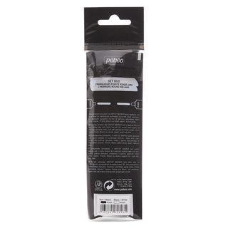 Pebeo 4Artist Marker Black & White Duo Set