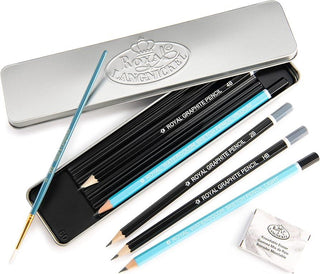Royal & Langnickel RSET-ART2604 Watercolour Sketch Art Tin Set 8pc