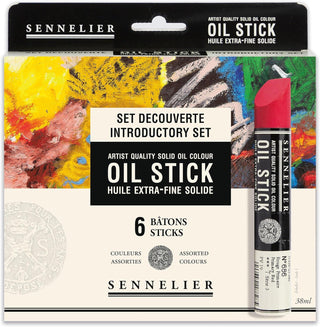 Sennelier Oil Stick Introductory Set of 6 x 38ml