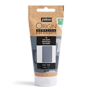 Pebeo Origin High Viscosity Acrylic 60ml - Neutral Grey