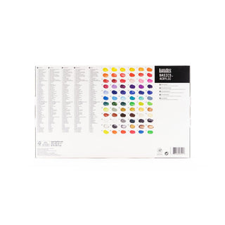 Liquitex Basics Acrylic Paint Set 72 x 22ml