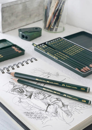 Faber Castell Castell-9000 Jumbo Graphite Pencils
