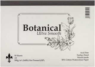 St Cuthberts Mill Botanical Ultra Smooth Watercolour Paper A5