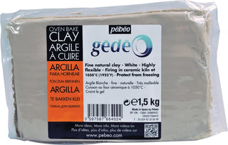 Pebeo Gedeo Kiln-Bake White Clay 1.5kg