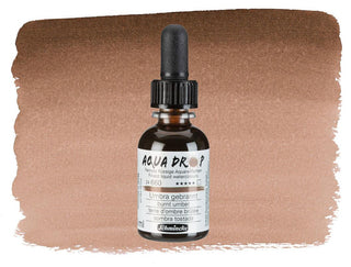 Schmincke Aqua Drop Liquid Watercolour 30ml - Burnt Umber