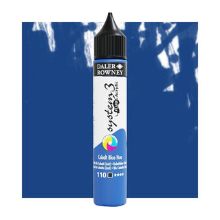 Daler Rowney System 3 Fluid Acrylic 29.5ml - 110 Cobalt Blue Hue