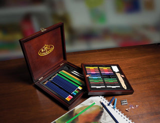 Royal & Langnickel Drawing Art Set in Wood Box 49pc