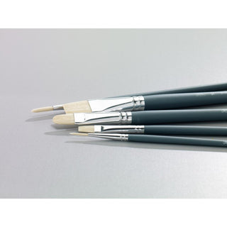 Winsor & Newton Foundation Long Handled Oil Hog Brush Set 6pc 5295026