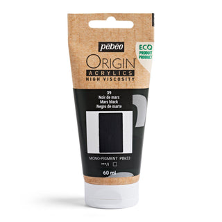 Pebeo Origin High Viscosity Acrylic 60ml - Mars Black