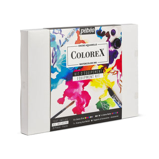 Pebeo Colorex Watercolour Ink Equipment Kit