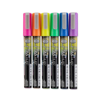 Royal & Langnickel Halo Hues Outline Markers 3mm Tip Set 6pc