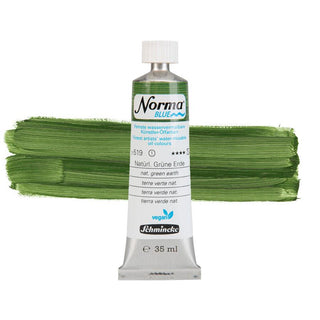 Schmincke Norma Blue Water-Mixable Oil 35ml - 519 Natural Green Earth