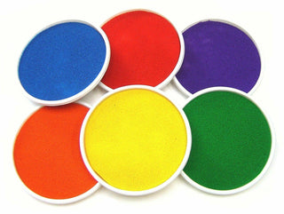 Major Brushes Assorted Colours Giant Ink Pads Set of 6