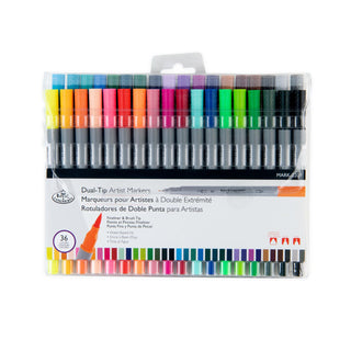 Royal & Langnickel Dual-Tip Artist Markers Set of 36