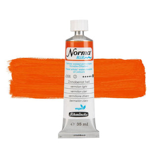 Schmincke Norma Blue Water-Mixable Oil 35ml - 306 Vermilion Light