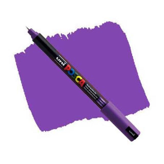 Uni POSCA PC-1MR Fine Tip Paint Pens - Violet
