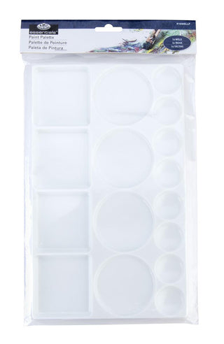Royal & Langnickel Plastic Paint Palette with 16 Wells