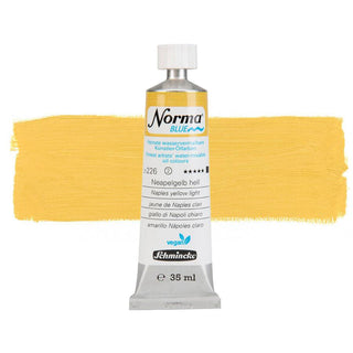 Schmincke Norma Blue Water-Mixable Oil 35ml - 226 Naples Yellow Light