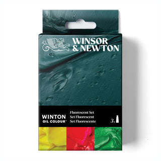 Winsor & Newton Winton Oil Colour Fluorescent Set 3 x 37ml