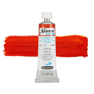 Schmincke Norma Blue Water-Mixable Oil 35ml - 304 Poppy Red