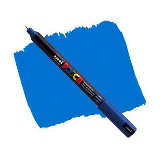 Uni POSCA PC-1MR Fine Tip Paint Pens - Blue