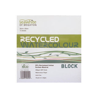 Seawhite of Brighton Recycled Watercolour Block 20X20cm
