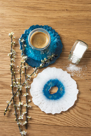 Pebeo Gedeo Geode Coaster Moulds Pack of 4