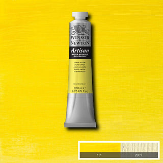 Winsor & Newton Artisan Water-Mixable Oil 200ml - Lemon Yellow