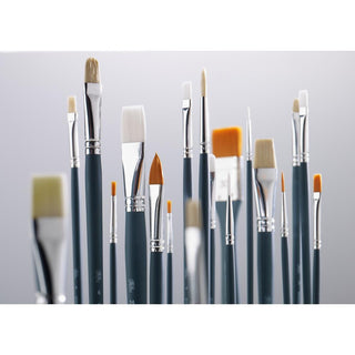 Winsor & Newton Foundation Long Handled Oil Hog Brush Set 6pc 5295026