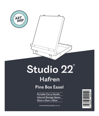Studio 22 Hafren Pine Box Easel