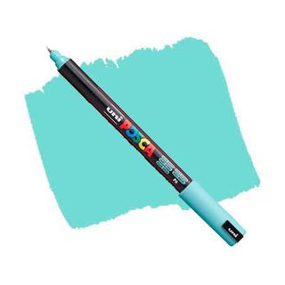 Uni POSCA PC-1MR Fine Tip Paint Pens - Aqua Green