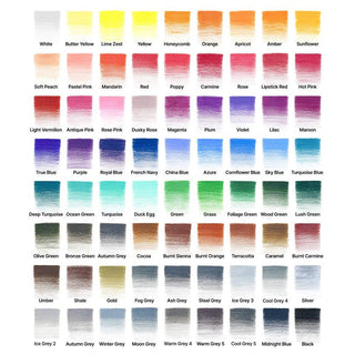 Winsor & Newton Studio Collection Colour Pencil Set 72pc