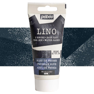 Pebeo LINO Water Based Printmaking Ink 80ml - 05 Prussian Blue
