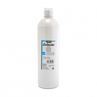 Pebeo Setacolor Opaque Fabric Paint 1 Litre - White