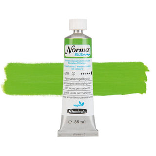 Schmincke Norma Blue Water-Mixable Oil 35ml - 510 Permanent Yellowish-Green