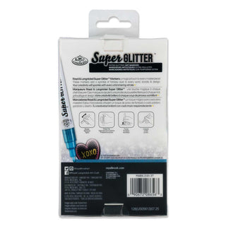 Royal & Langnickel Super Glitter Fine Tip Markers Set 6pc