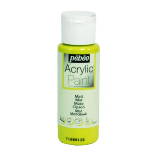 Pebeo Acrylic Paint 59ml Bottles - Matt Anise Green