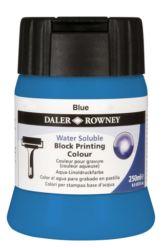 Daler Rowney Water Soluble Block Printing Colour 250ml - Blue