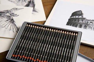 Derwent Graphic Pencils 24 Tin  (13B-9H)