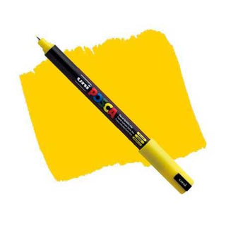 Uni POSCA PC-1MR Fine Tip Paint Pens - Yellow