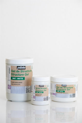Pebeo Origin Acrylic Matte Structure Gel