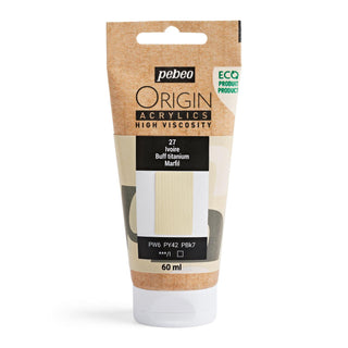 Pebeo Origin High Viscosity Acrylic 60ml - Buff Titanium