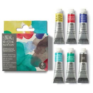 Winsor & Newton Professional Watercolour Urban Sketching Colours Set 6 x 5ml