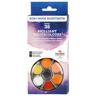 Koh-I-Noor Anilinky Brilliant Watercolours 36 Set