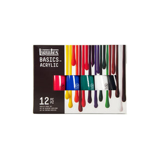 Liquitex Basics Acrylic Paint Set 12 x 118ml