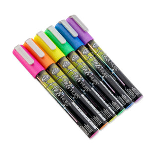 Royal & Langnickel Halo Hues Outline Markers 3mm Tip Set 6pc