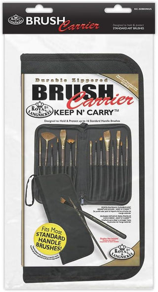 Royal & Langnickel Zippered Brush Carrier Keep n Carry Wallet