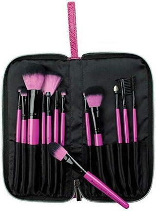 Royal & Langnickel Pink Essentials 14pc Make-Up Brush Case Set