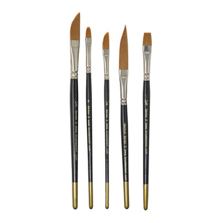 Brushes4Art Floral Painters Speciality Watercolour Brush Set 5pc